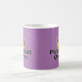 Pickleball Queen, Gelbball Lila, Goldkrone Kaffeetasse (Mittel)