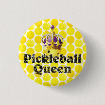 Pickleball Queen - Gelbe Pickleball-Krone