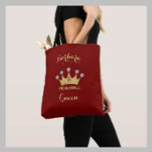 Pickleball Queen Glam Glitz Monogram Name Gold Tasche