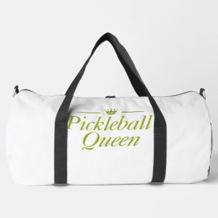 Pickleball Queen Gym Bag 👑🏓 Stylische Pickleba Duffle Bag