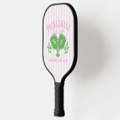 Pickleball Queen Individuelle Name Monogram Schläger (Links)