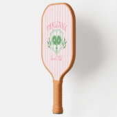 Pickleball Queen Individuelle Name Monogram Schläger (Links)