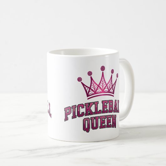Pickleball Queen Kaffeetasse (VorderseiteRechts)