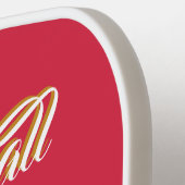 Pickleball Queen of the Court Individuelle Name El Pickleball Schläger (Linke Seite)