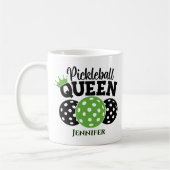 Pickleball Queen Personalisiert Kaffeetasse (Links)