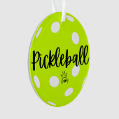pickleball queen, personalisiert pickleball gesche ornament (Vorderseite)