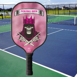 Pickleball Queen Pink Mit Monogramm Pickleball Schläger
