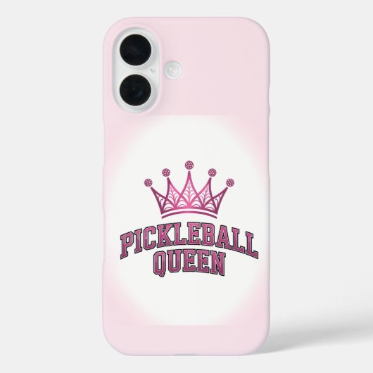 Pickleball Queen Postcard Case-Mate iPhone Hülle (Rückseite)