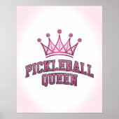 Pickleball Queen Poster (Vorne)