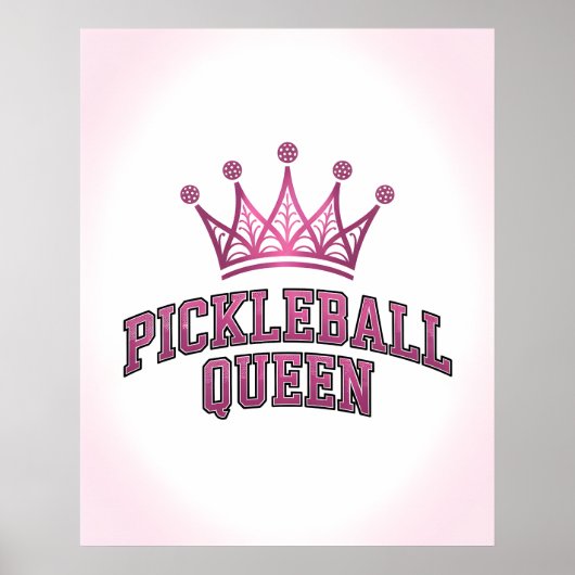 Pickleball Queen Poster (Vorne)