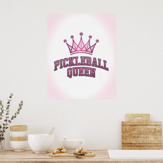 Pickleball Queen Poster (Küche)