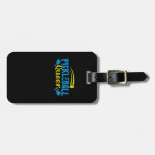 Pickleball Queen Professional Pickleballs Coach Pl Gepäckanhänger (Vorderseite horizontal)