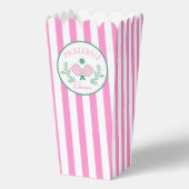 Pickleball Queen | Rosa und Weiß gestrichen Geschenkschachtel (Vorderseite)