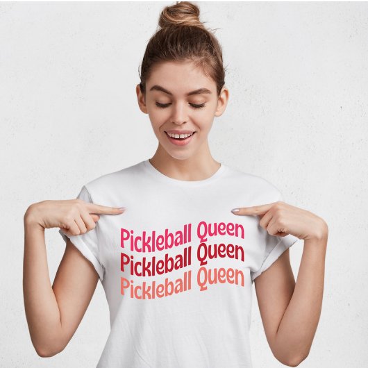 Pickleball Queen T - Shirt für Pickleball Lover