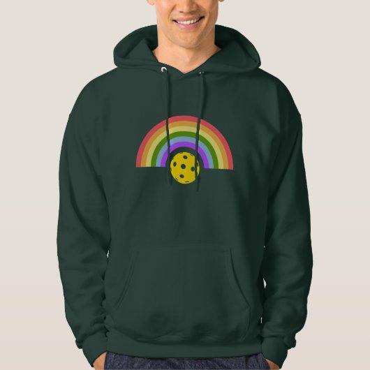 Pickleball Rainbow Hoodie (Vorderseite)