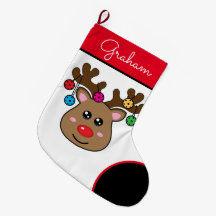 Pickleball Reindeer Junge Grosser Weihnachtsmann S