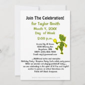 Pickleball Relais Hier Party Einladung (Rückseite)