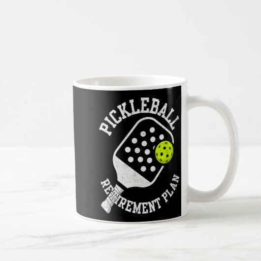 Pickleball-Rentenplan Kaffeetasse (Rechts)