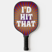 PICKLEBALL-RETRO-FUNNY-ID HAT DIESES PADDLE (Vorderseite)