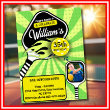 Pickleball RETRO Grün Sport FOTO Geburtstag