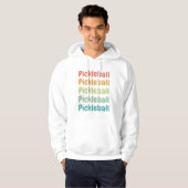 Pickleball Retro Pickleball Player Hoodie (Vorne ganz)