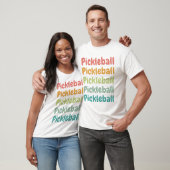 Pickleball Retro Pickleball Player T-Shirt (Unisex)