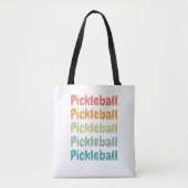 Pickleball Retro Pickleball Player Tasche (Vorderseite)