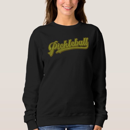 Pickleball Retro Style Sweatshirt (Vorderseite)