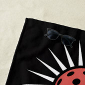 Pickleball Rivals Tränen Funny Graphic Strandtuch (Beispiel)