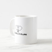 Pickleball ruft Tasse (Vorderseite Links)