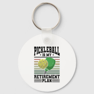 Pickleball - Ruhestand bei Pickleball Schlüsselanhänger