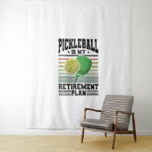 Pickleball - Ruhestand bei Pickleball Wandteppich (Beispiel)