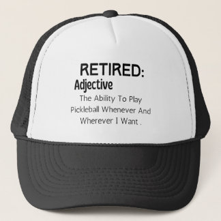Pickleball-Ruhestand Lustiges Ruhestand-Geschenk Truckerkappe