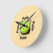 Pickleball runde wanduhr (Winkel)