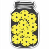 Pickleball-Saison, Pflückenjar-Aufkleber Aufkleber (Vorderseite)