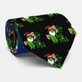 Pickleball Santa Big Dill Krawatte (Gerollt)