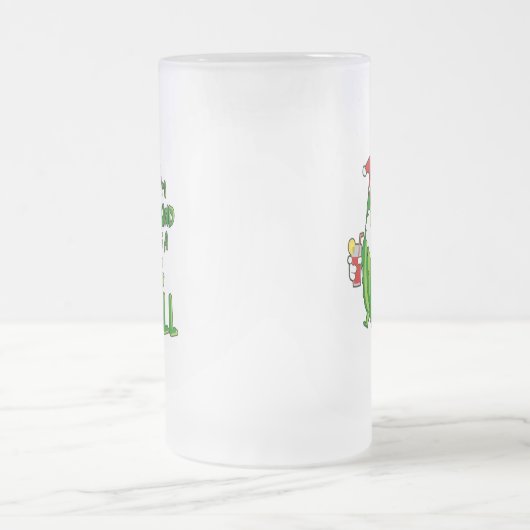 Pickleball Santa Big Dill Mattglas Bierglas (Mittel)