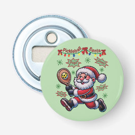 Pickleball Santa Claus Weihnachten Flaschenöffner