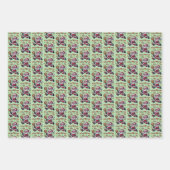 Pickleball Santa Claus Weihnachten Geschenkpapier Set (Vorderseite)