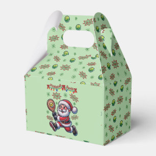 Pickleball Santa Claus Weihnachten Geschenkschachtel