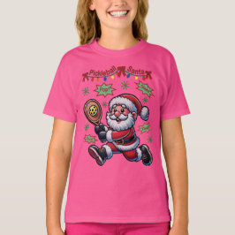 Pickleball Santa Claus Weihnachten T-Shirt