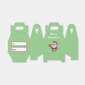Pickleball 🎅 Santa Gable Gevor Box Geschenkschachtel (Ungefaltet)