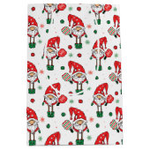 Pickleball Santa Mittlere Geschenktüte (Vorderseite)