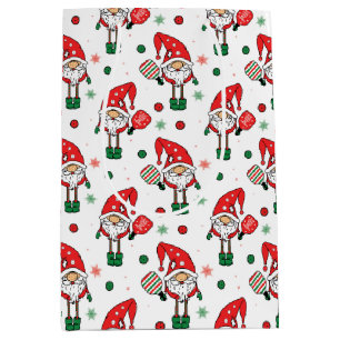 Pickleball Santa Mittlere Geschenktüte