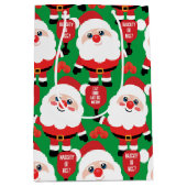 Pickleball Santa Mittlere Geschenktüte (Vorderseite)