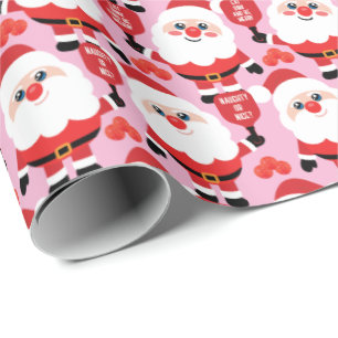 Pickleball Santa Wrapping Paper Geschenkpapier