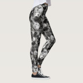 Pickleball Schatten des grauen Musters Leggings (Rechts)