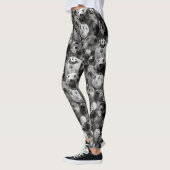 Pickleball Schatten des grauen Musters Leggings (Links)