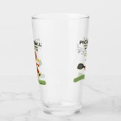 Pickleball schaufelt gut mit anderen glas (Links)