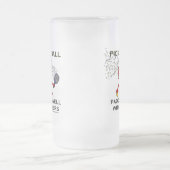 Pickleball schaufelt gut mit anderen mattglas bierglas (Mittel)